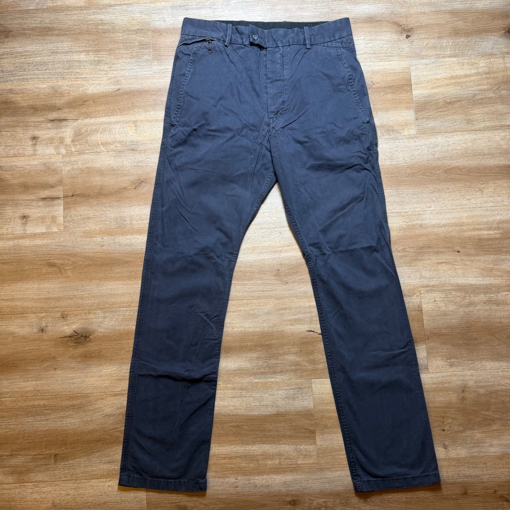 Diesel Chino Pants‎ Mens 29 Gray Cotton Twill Button Fly Slim Straight Trousers